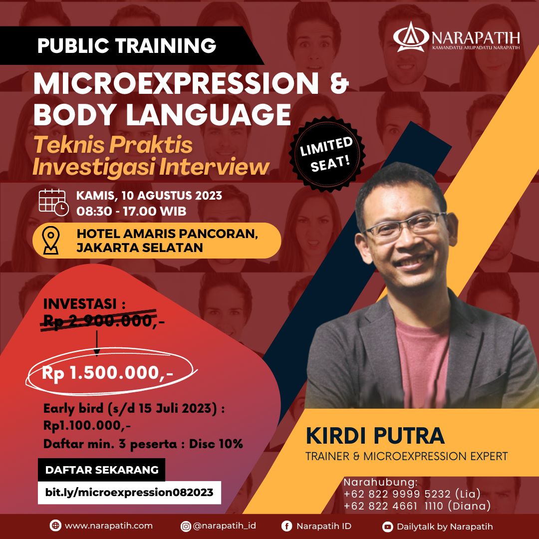 Public Training - Microexpression & Body Language