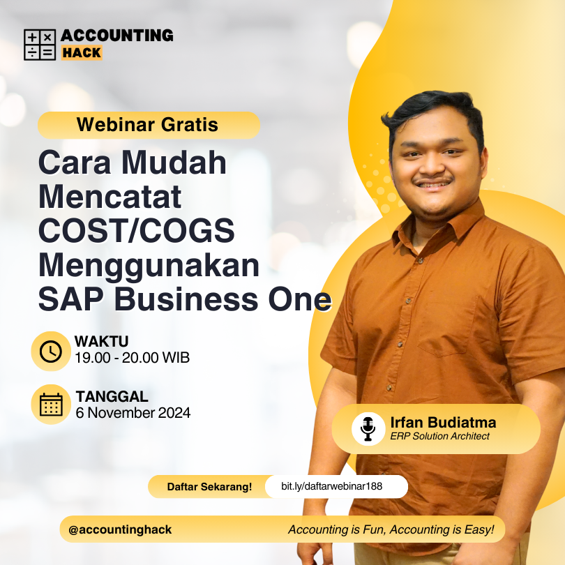 Cara Mudah Mencatat COST/COGS Menggunakan SAP Business One | Webinar 188