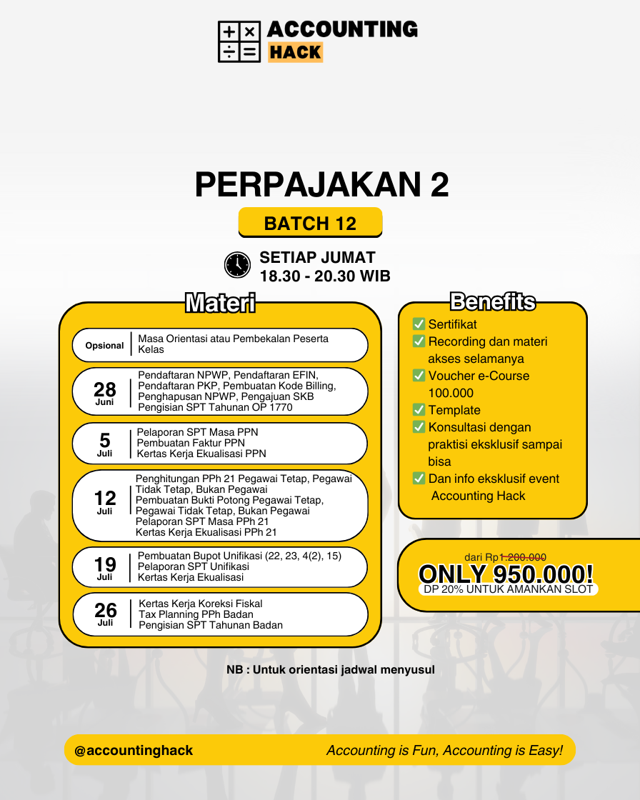Perpajakan 2 Batch 12
