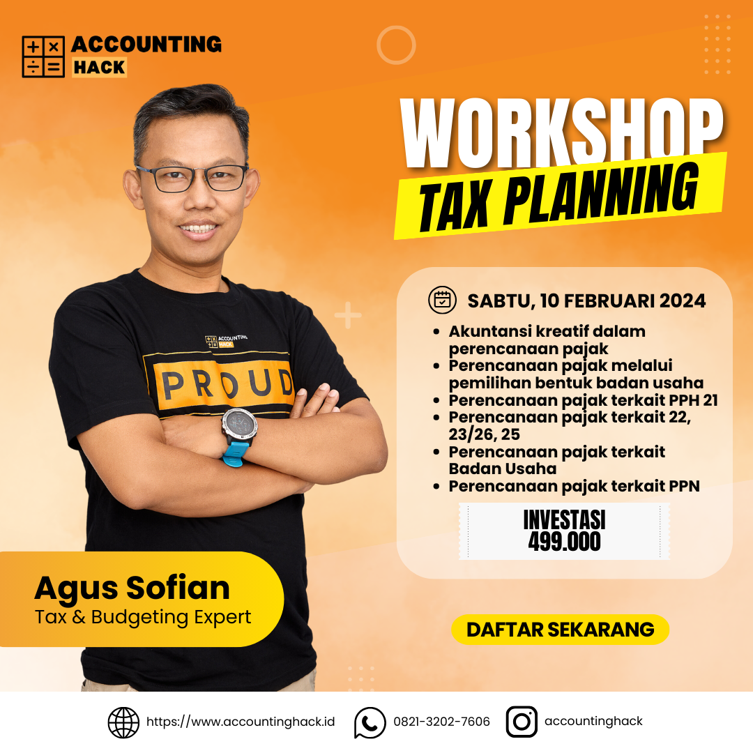 Recording dan Materi Tax Planning | Tax Series 003