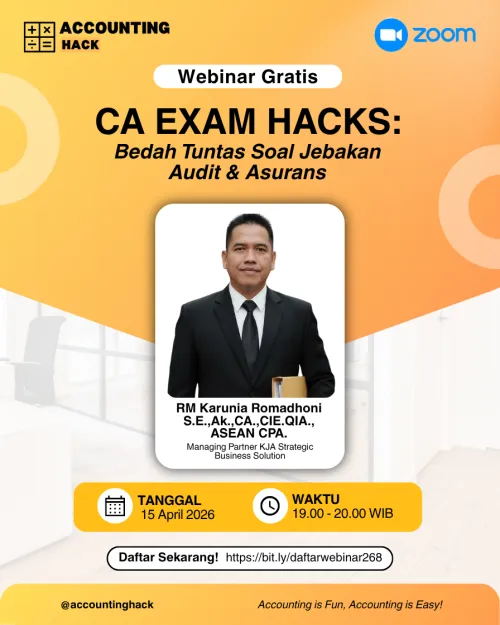 CA Exam Hacks: Bedah Tuntas Soal Jebakan Audit & Asurans | Webinar 268