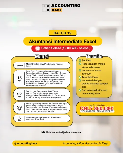 Intermediate Excel Batch 19