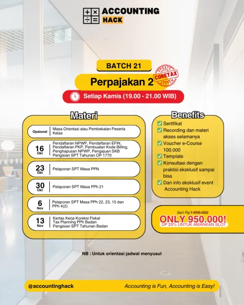 Perpajakan 2 Batch 21