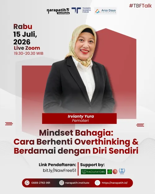 Mindset Bahagia: Cara Berhenti Overthinking & Berdamai dengan Diri Sendiri