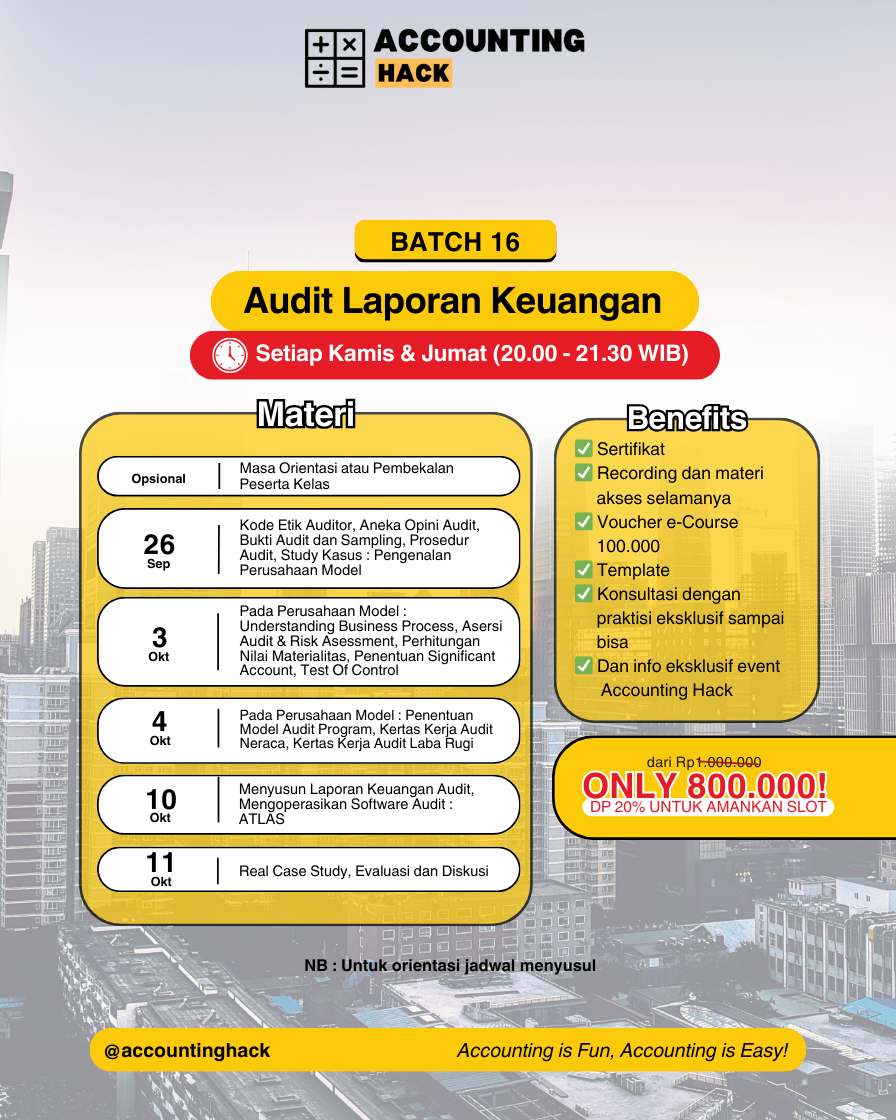 Audit Laporan Keuangan Batch 16