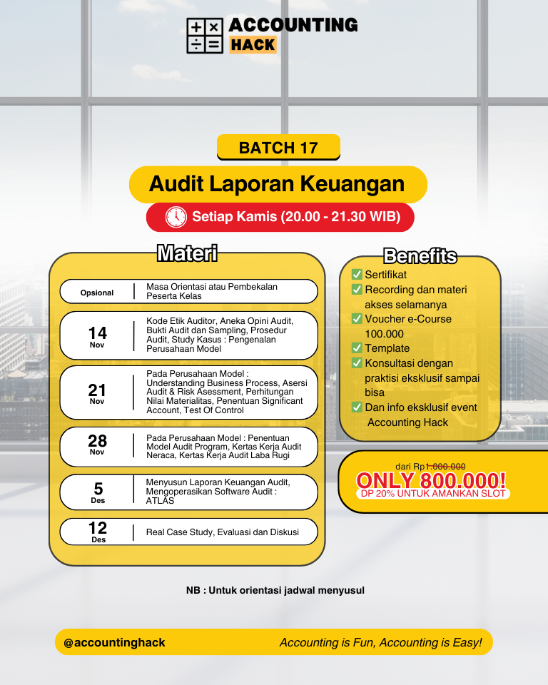 Audit Laporan Keuangan Batch 17