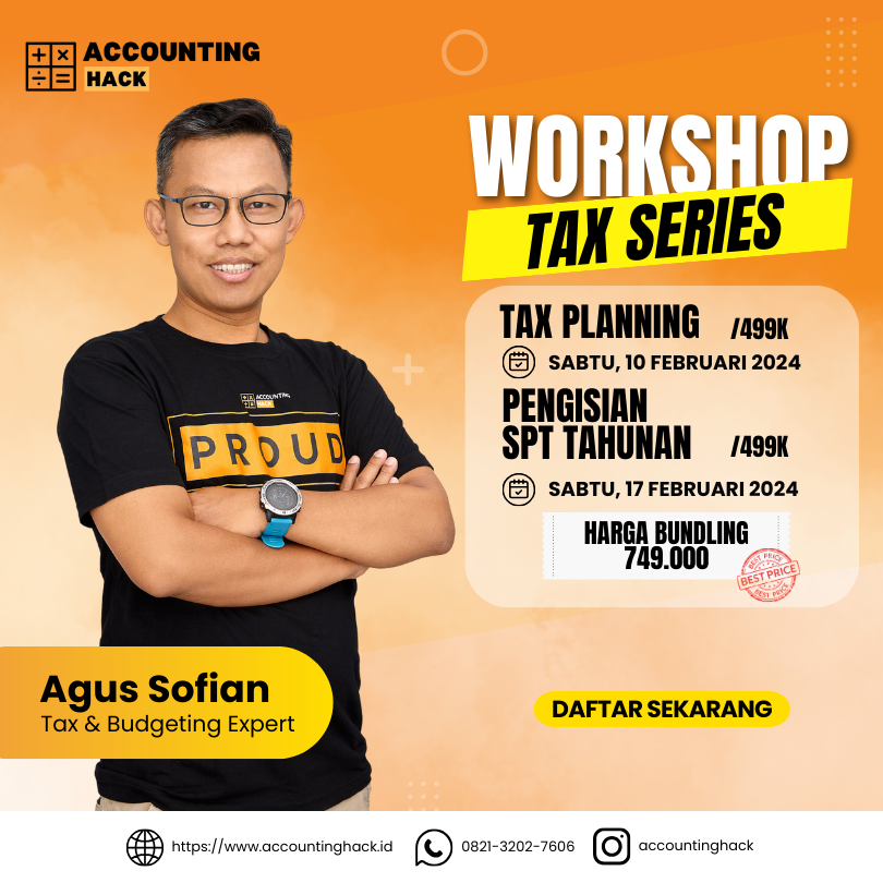 Recording dan Materi Tax Series Bundling Tax Planning dan Pengisian SPT Tahunan