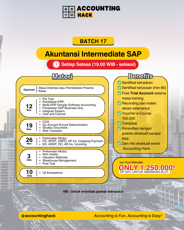 Intermediate SAP Batch 17