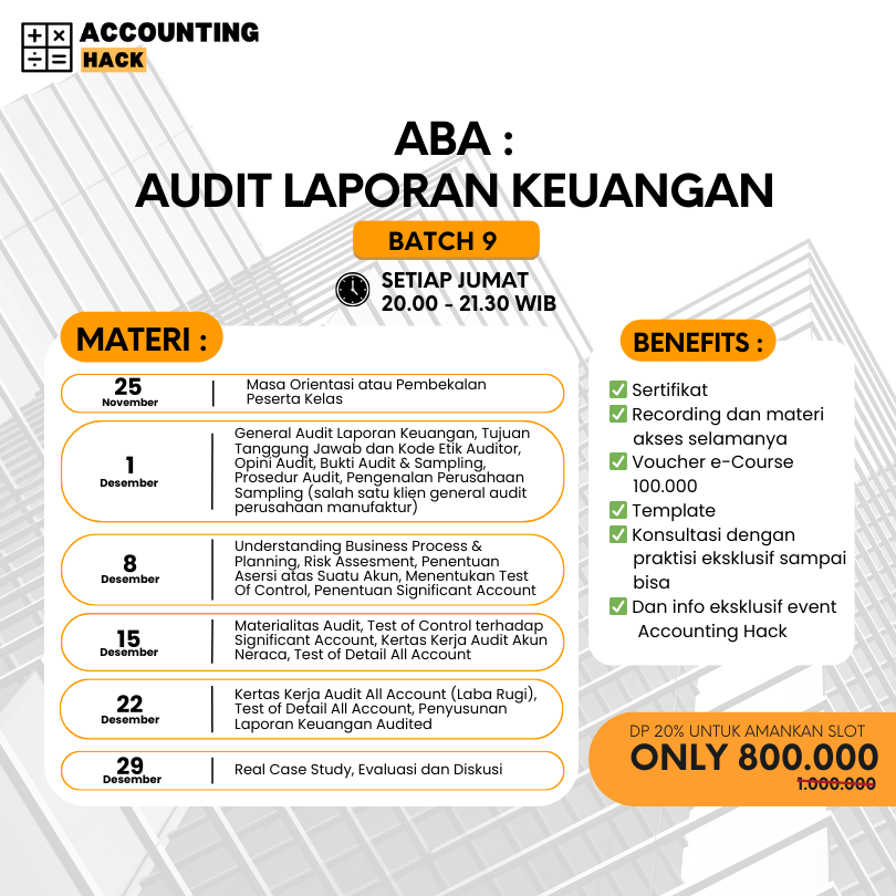 Audit Laporan Keuangan Batch 9