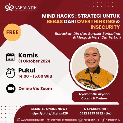 Diginar 128 - Mind Haks : Strategi Untuk Bebas Dari Overthinking & Insecurity