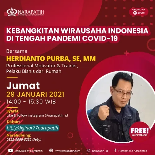 DIGINAR 77 - Kebangkitan Wirausaha Indonesia di Tengah Pandemi Covid-19