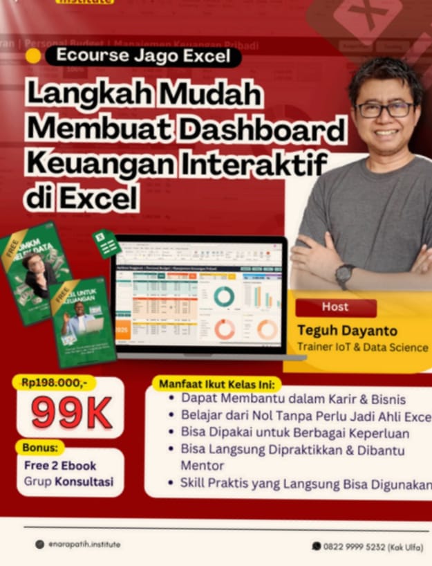 Kelas Basic | Langkah Mudah Membuat Dashboard Keuangan Interaktif di Excel