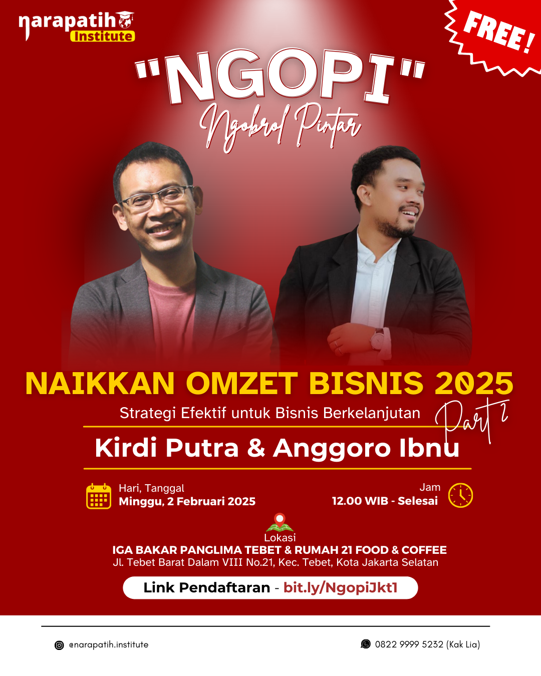 NGOPI JKT1 | Naikkan omzet bisnis 2025