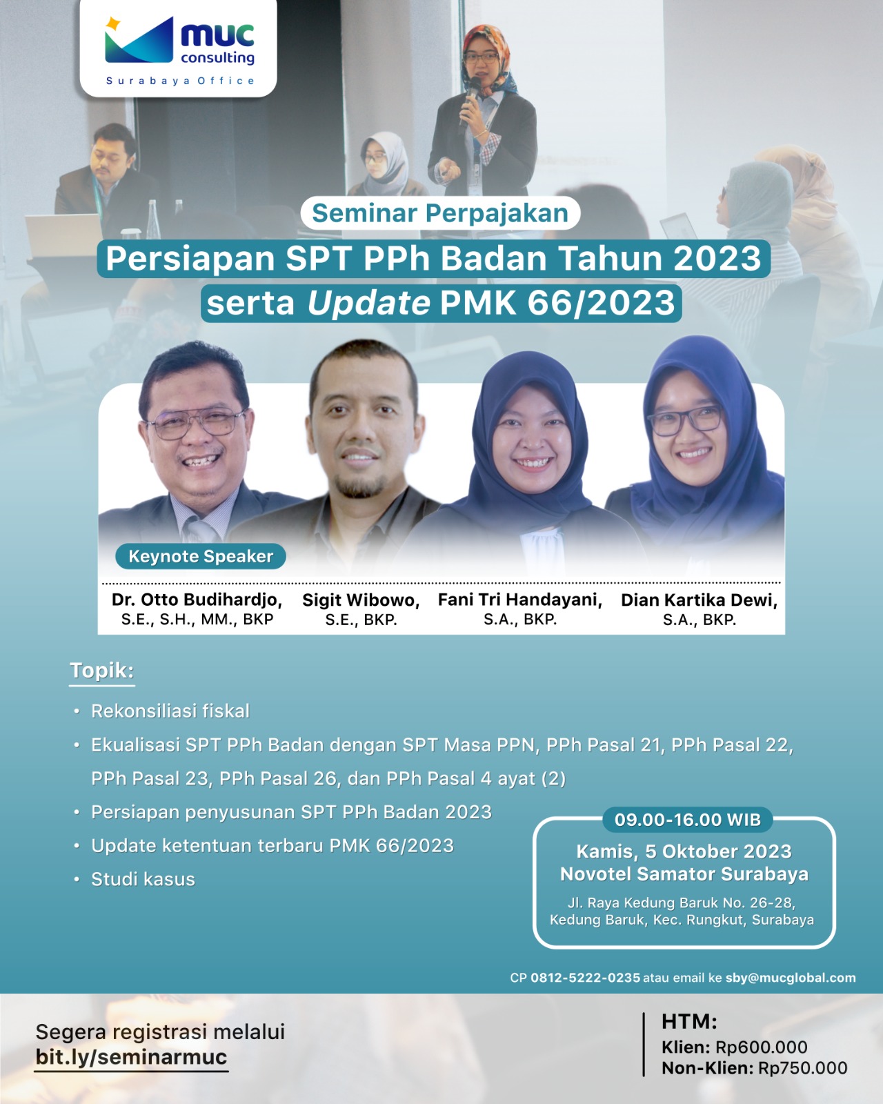 Persiapan SPT PPh Badan Tahun 2023 serta Update PMK 66/2023